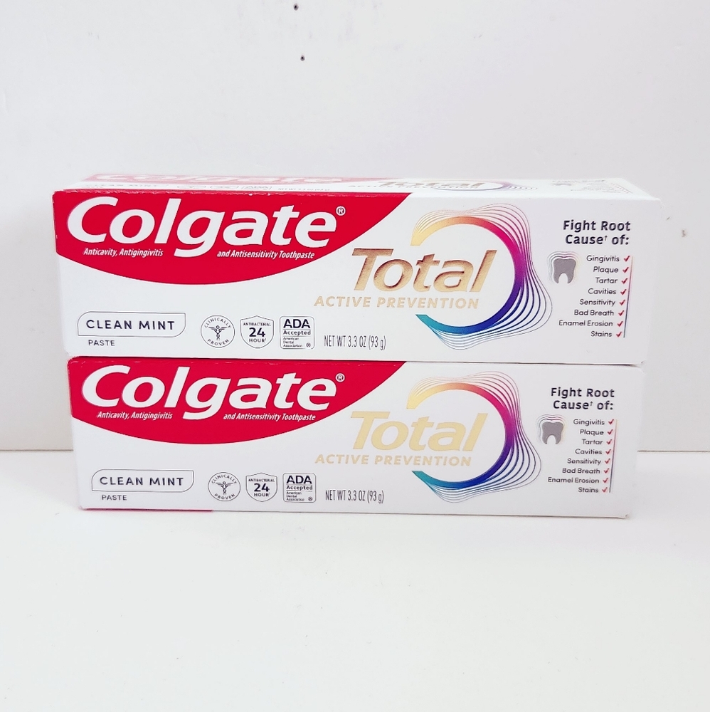 ⭐4/$15 Colgate Total Active Prevention Toothpaste Clean Mint
